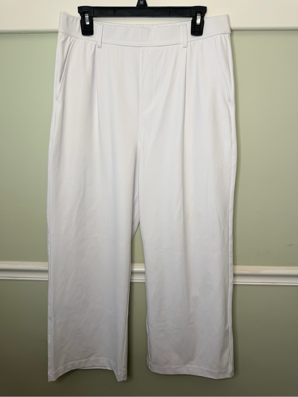 HALARA Women’s White Stretchy Dress Pants